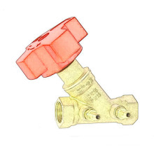 Brass Balance Valve 1/2 inch for Air Conditioning System in stock MOQ 5 PCS